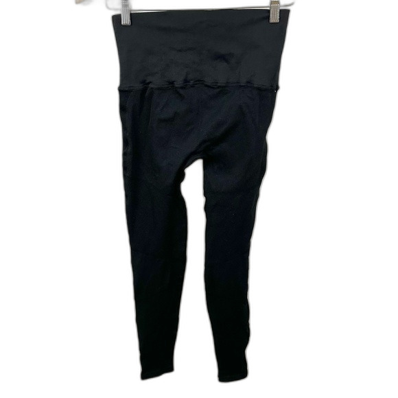 Commando Black High-Waist Workout Leggings Size Medium/Large - Picture 2 of 14